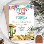 Tacos and Tequila 40th Adult Birthday Fiesta Invitation<br><div class="desc">Tacos and Tequila 40th Birthday Fiesta,  Margaritas Mexican Birthday Invitation,  Nacho Average Cactus Birthday Party,  Let's Fiesta Party,  Taco Y Tequila 50th Birthday Invitation,  Margaritas and Senorita Birthday Party,  Taco and Tequila Adult Holiday Party,  Holy Guacamole Christmas Holiday Party,  Let's Fiesta 50th Birthday Party,  Margaritas Sippin Birthday Party.</div>