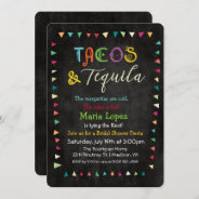 Tacos And Tequila Bridal Shower Invitation at Zazzle