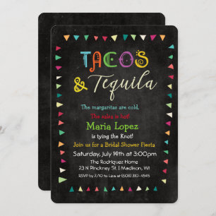 Tacos and Tequila Bridal Shower Invitation