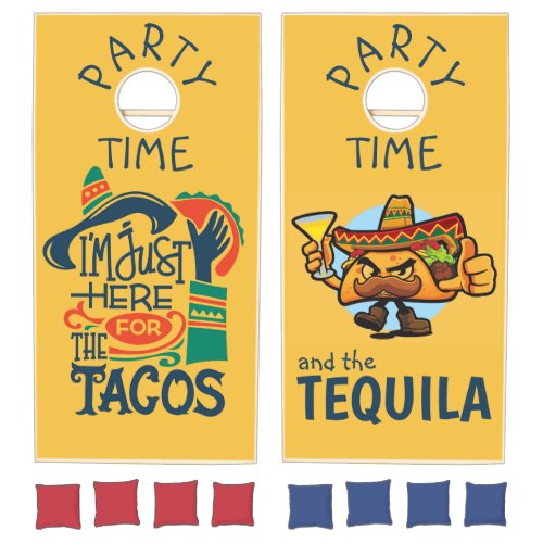 Tacos and Tequila  Cornhole Set