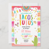Tacos and Tutus Mexican Fiesta Couples Baby Shower Invitation (Front)