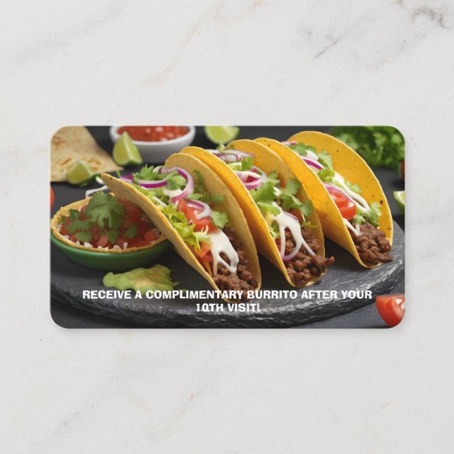 Tacos Business Card (Front)