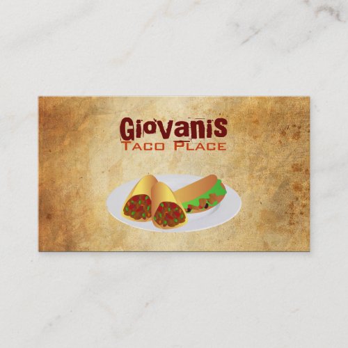 Tacos Business Cards