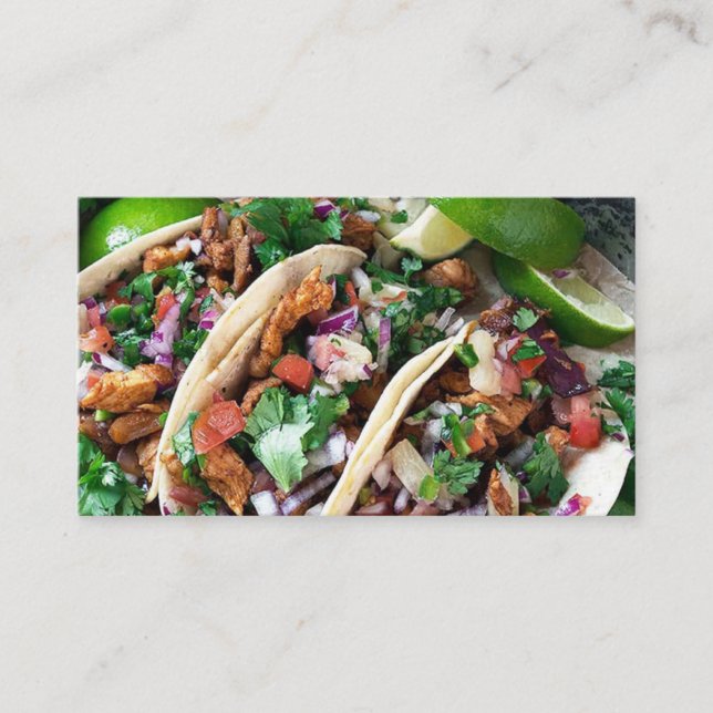 Tacos Business Cards (Front)