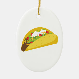 Tacos Ceramic Ornament
