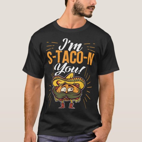 Tacos Design Taco And Salsa Eater  T_Shirt