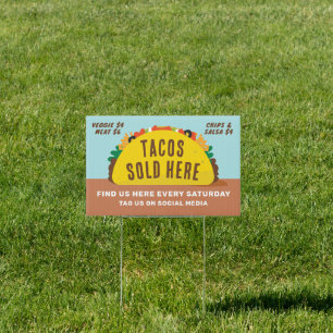 Tacos for Sale Sign