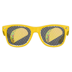 TACOS FUNNYBIRTHDAY Party Sunglasses