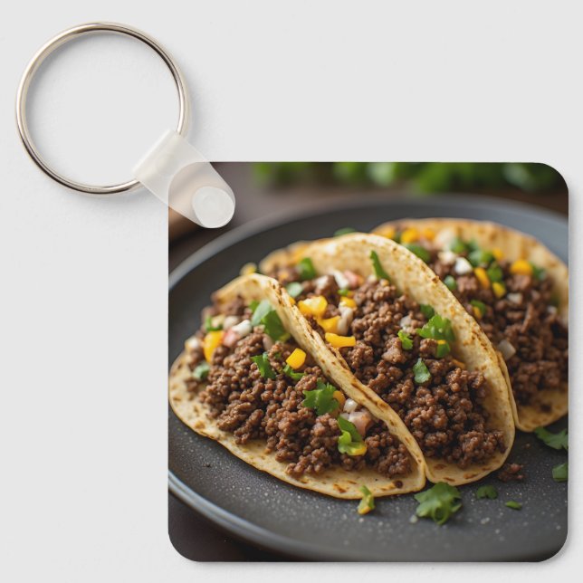 Tacos Keychain (Front)