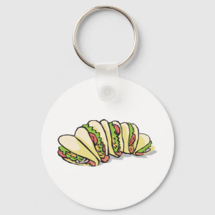 tacos keychain