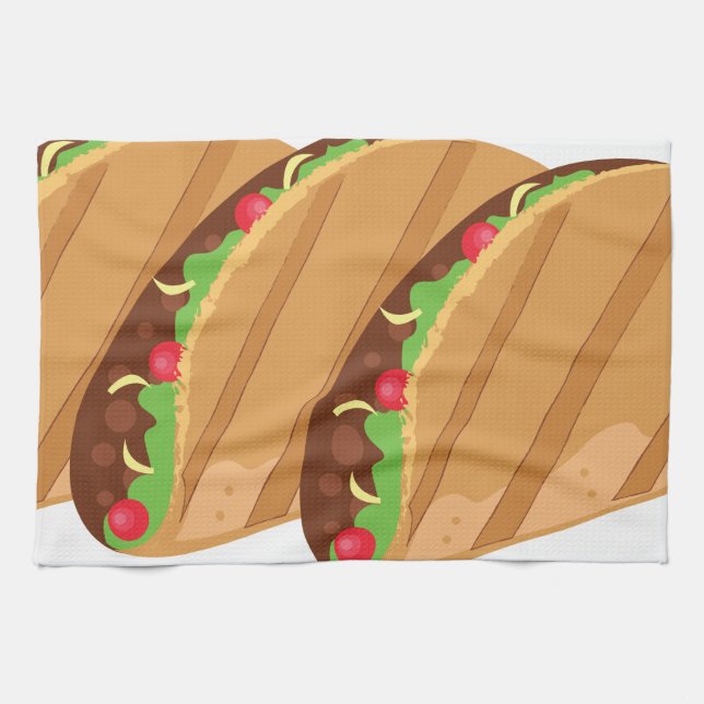 Tacos Kitchen Towel (Horizontal)