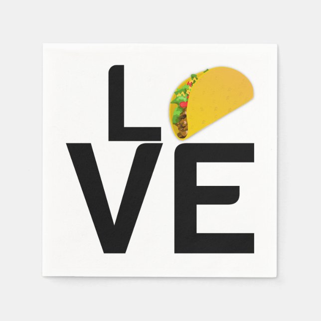 TACOS LOVE NAPKINS (Front)