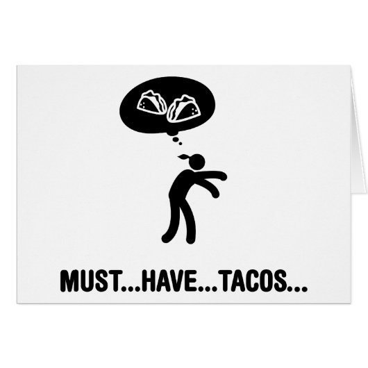 Tacos Lover Cards (Front Horizontal)