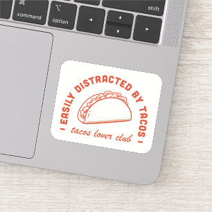 Tacos lover club sticker