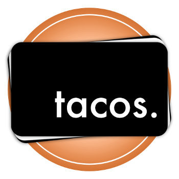 Tacos. Loyalty Punch Card by identica at Zazzle