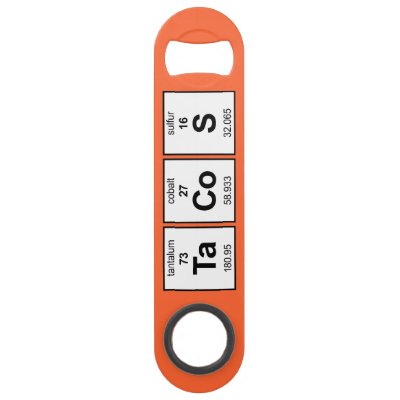 TaCoS Periodic Table Bar Key