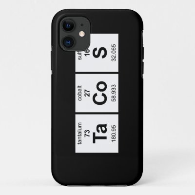 TaCoS Periodic Table iPhone 11 Case