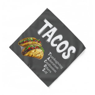TACOS Prayer Bandana