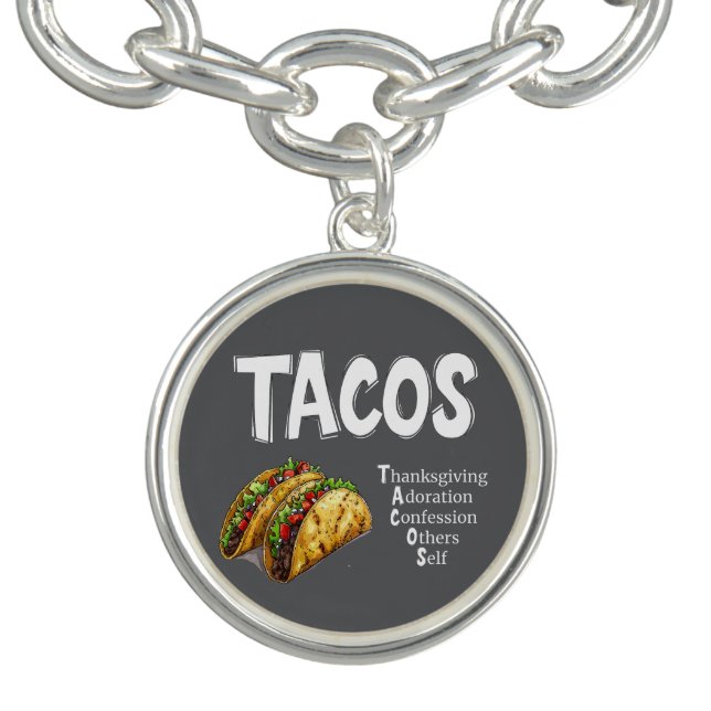 TACOS Prayer Charm Bracelet (Design)