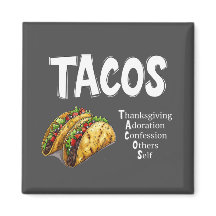 TACOS Prayer Magnet