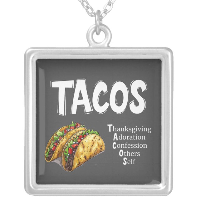TACOS Prayer Necklace (Front)