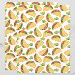 Tacos Scrapbook Paper