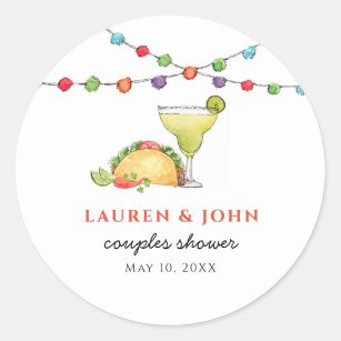 Tacos & Tequila Fiesta  Couples shower seal
