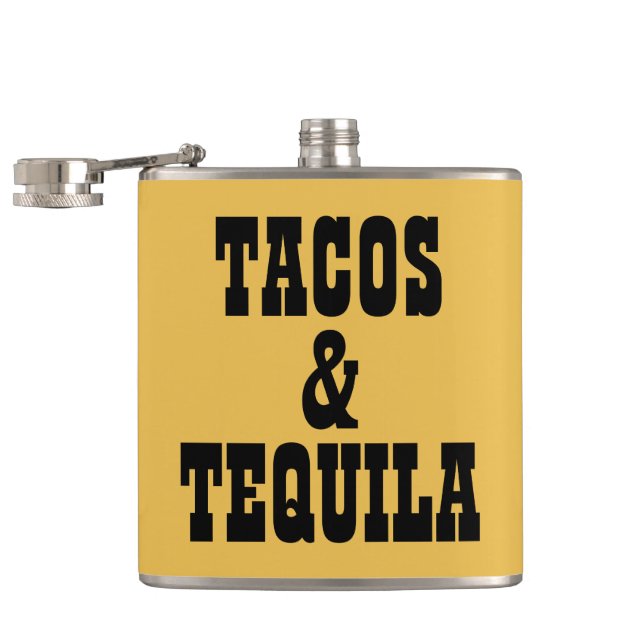 Tacos & Tequila Flask (Opened)
