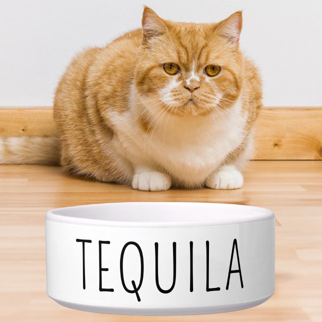 Tacos Tequila Funny Dog Cat Pet Lover Gifts Food Bowl (Creator Uploaded)