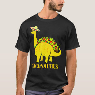Tacosaurus Cinco De Mayo Funny Taco Dinosaur 2 T-Shirt