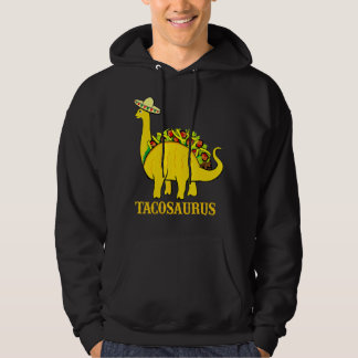 Tacosaurus Cinco De Mayo Funny Taco Dinosaur 3 Hoodie