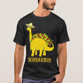 Tacosaurus Cinco De Mayo Funny Taco Dinosaur 3 T-Shirt