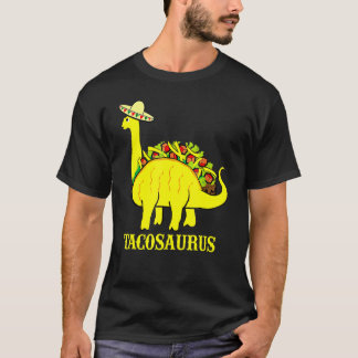 Tacosaurus Cinco De Mayo Taco Dinosaur 4 T-Shirt