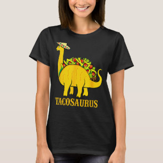 Tacosaurus Cinco De Mayo Taco Dinosaur T-Shirt