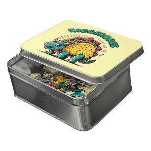Tacosaurus Triceratops Funny Cartoon Jigsaw Puzzle