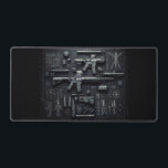 Tactical Black Ops Design Desk Mat<br><div class="desc">Unleash the intensity of a covert mission right at your desk with this Tactical Black Ops design desk mat. Crafted for the modern workspace, this mat combines sleek black with tactical graphics, evoking a high-stakes, stealthy atmosphere perfect for work or gaming. The ultra-smooth surface ensures optimal mouse precision and control,...</div>