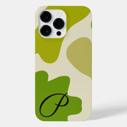 Tactical Blend Camo_inspired Abstract Art  iPhone 14 Pro Max Case