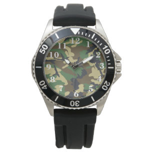 Tactical camo watch