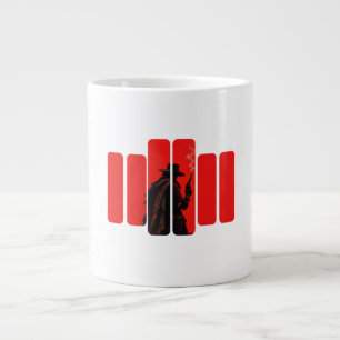 Tactical Cowboy Gunslinger Wild West Western Giant Coffee Mug