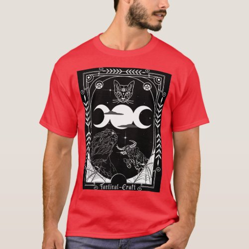 Tactical Craft Cats Eye Astrology Tarot  T_Shirt