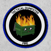 Tactical Dumpster Fire Round Morale Patch