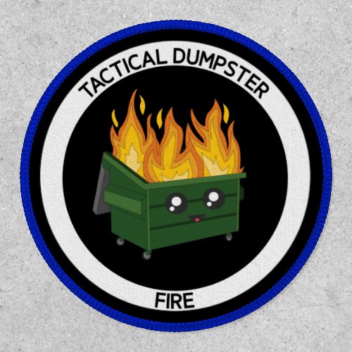 Tactical Dumpster Fire Round Morale Patch