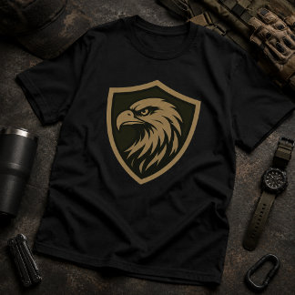 Tactical Eagle Shield Emblem T-Shirt