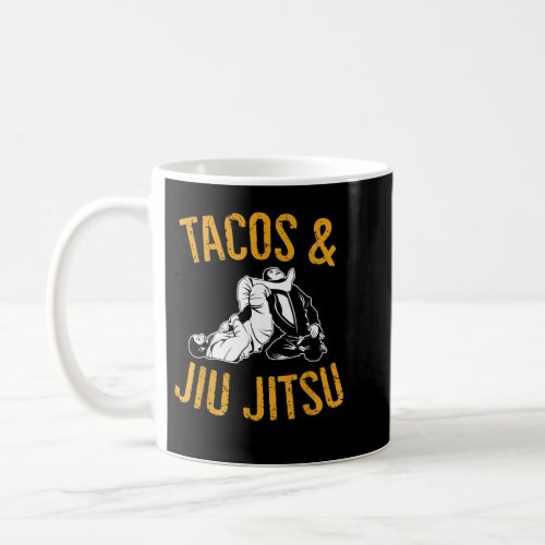 Tactical Hugging Tacos Jiu Jitsu Mixed Martial  Coffee Mug