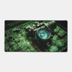 Tactical Map Overlay, Black Ops Design Desk Mat