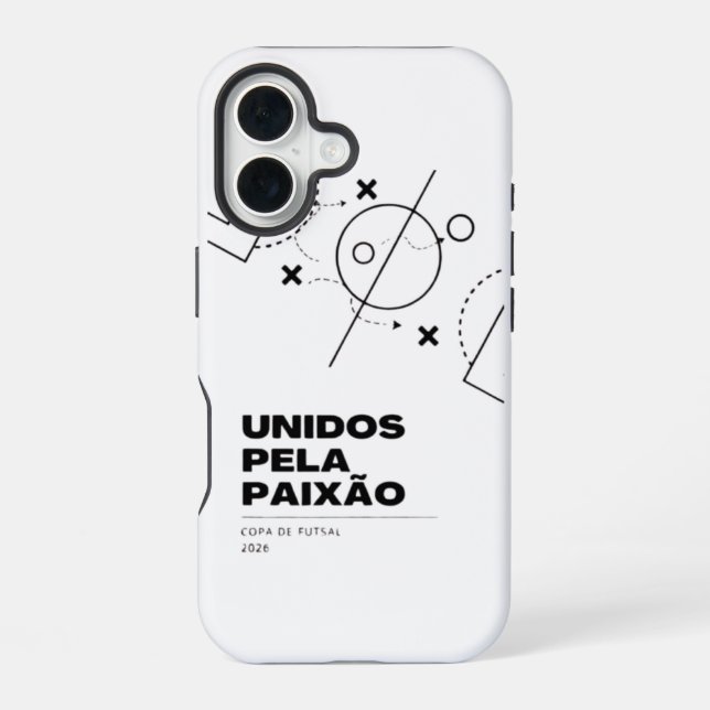 Tactical Mastermind" iPhone - 2026 Futsal Edition Case (Back)