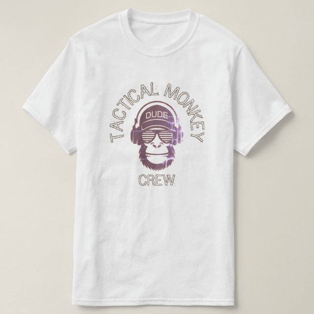 TACTICAL MONKEY CREW T-Shirt (Design Front)