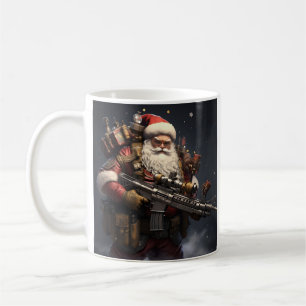 Tactical Santa Claus holiday Coffee Mug