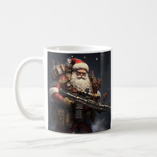 Tactical Santa Claus holiday Coffee Mug 