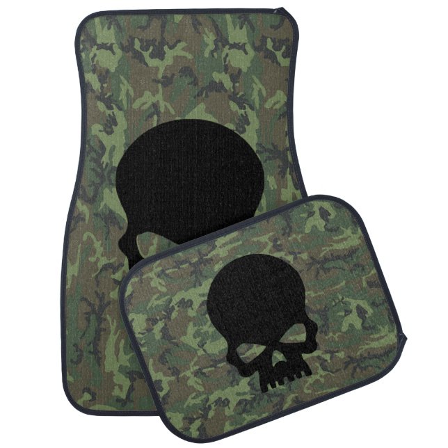 Tactical Skull Car Floor Mat (Set)